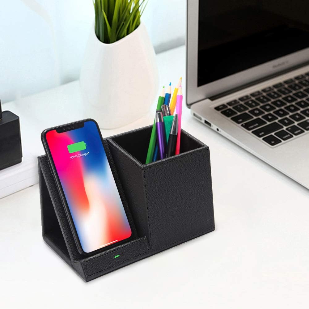 Wireless Charger & Desk Organizer