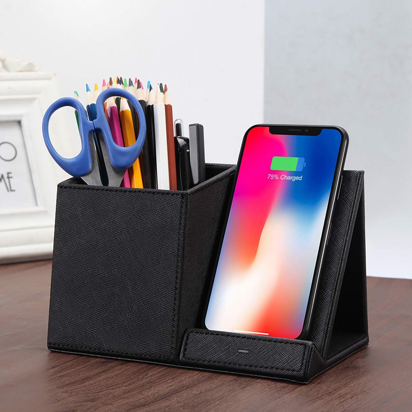 Wireless Charger & Desk Organizer