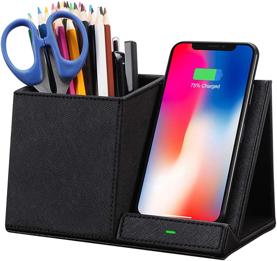 Wireless Charger & Desk Organizer