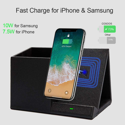 Wireless Charger & Desk Organizer