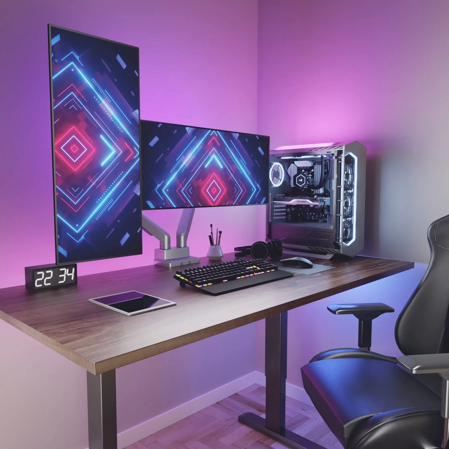 ZERO-G Dual Monitor Stand
